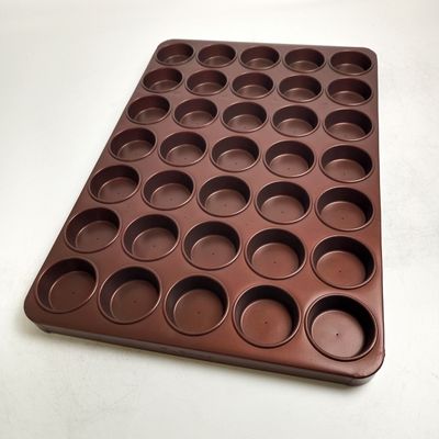 Khay cupcake tròn 35 lỗ bằng thép nhôm Độ dày 0,8mm