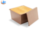 RK Bakeware China Foodservice NSF Capacity Baking Pullman Pan Toast Box With Cover Pullman Bread Pan