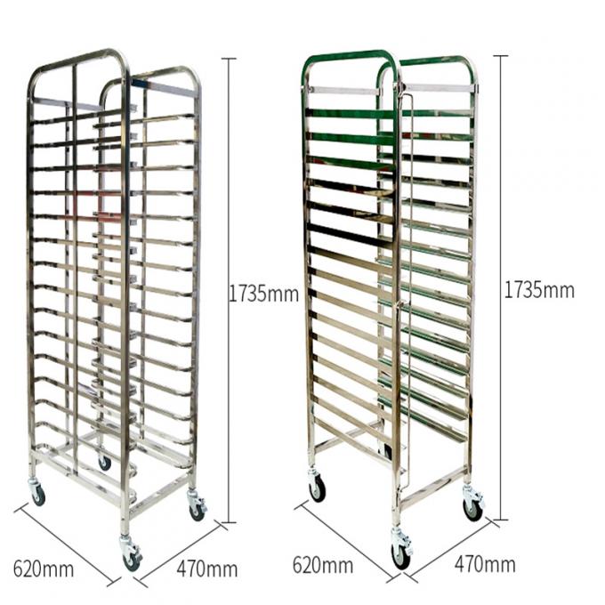 Rk Bakeware Trung Quốc - Stainless Steel Revent Rotary Oven Rack cho kích thước khay 800X600 4