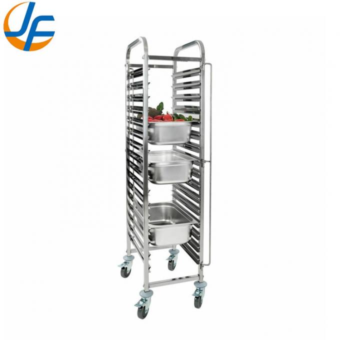 Rk Bakeware Manufacturer China-Stainless Steel End Load Undercounter Prep Top Sheet / Bun Pan Rack - Assembled