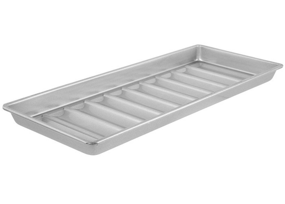 RK Bakeware Trung Quốc Dịch vụ thực phẩm NSF 22100 Custom Anh Lớp kính thép nhôm Hot Dog Bun Pan