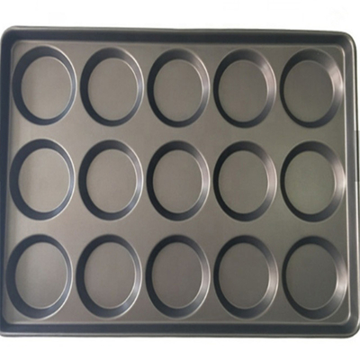 RK Bakeware China Foodservice NSF Glaze Nonstick 4,5 inch và 5 inch Hamburger Bun Baking Tray