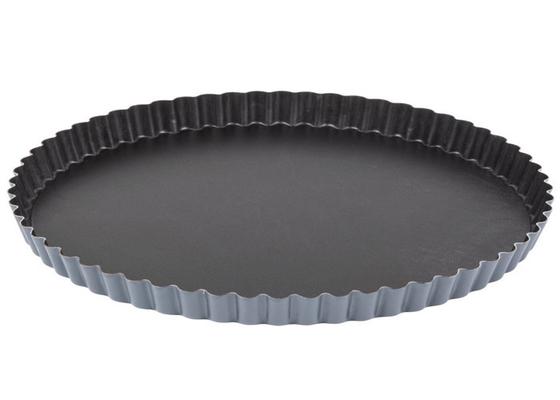 RK Bakeware Trung Quốc-Mackies Fluted Nonstick Quiche Pan với đáy có thể tháo rời