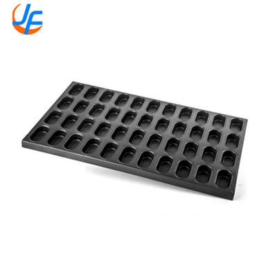 RK Bakeware China Foodservice NSF Thương mại Custom Silicone Galzed Square Muffin Tray