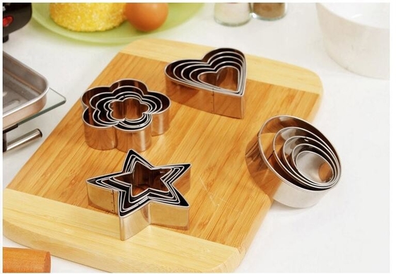 RK Bakeware China Foodservice NSF Stainless Steel Cake Mold Cookie Cutter Mousse Ring Cho Công cụ nướng bánh