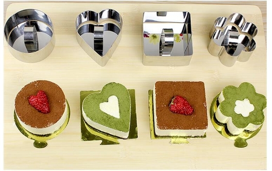 RK Bakeware Trung Quốc Dịch vụ thực phẩm NSF bánh ngọt vòng Mousse bánh vòng