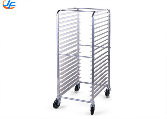 RK Bakeware China Foodservice NSF Custom Stainless Steel Nesting Baking Trolley Oven Rack Bakery Pan Trolley