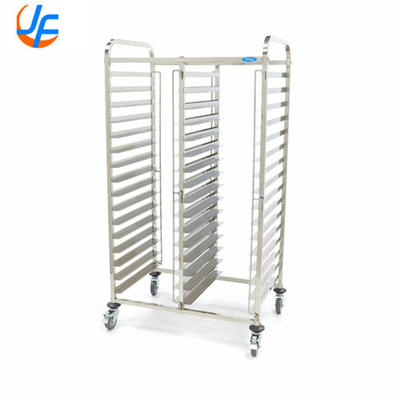 RK Bakeware Trung Quốc-10 tấm nhôm Cầm lạnh lưu trữ với kệ mở, bánh mì bánh pizza nướng giá đỡ di động
