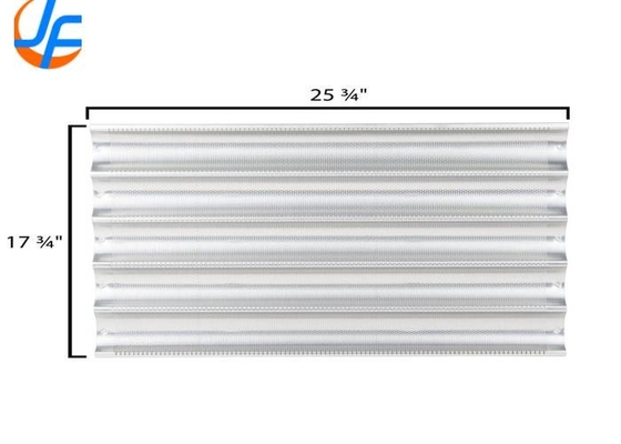 RK Bakeware Trung Quốc Dịch vụ thực phẩm NSF 16 Gague Aluminium Loaf Pans Uni Lock Aluminized Steel Baguette / French Bread Pan