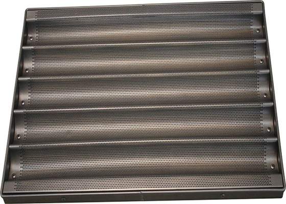 RK Bakeware Trung Quốc Baguette nhôm thủy tinh nướng nướng / Hot Dog Pan / Muffin Trays