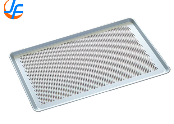 RK Bakeware Trung Quốc nhôm bánh quy nướng đĩa không dính nhôm tấm chảo cho bánh mì và bánh quy