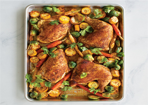 RK Bakeware Trung Quốc Aluminium Oven Baking Tray Đá nướng
