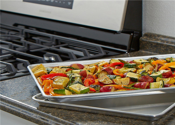 RK Bakeware Trung Quốc Thẻ nướng bếp nhôm thương mại Bánh bếp bánh quy Jelly Roll Pan Full Size Half Size Quarter Sheet Pan