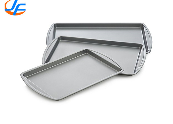 RK Bakeware Trung Quốc Thang nướng nhôm Thương mại nhôm vòng góc tấm chảo