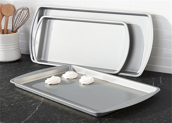 RK Bakeware Trung Quốc Thang nướng nhôm Thương mại nhôm vòng góc tấm chảo