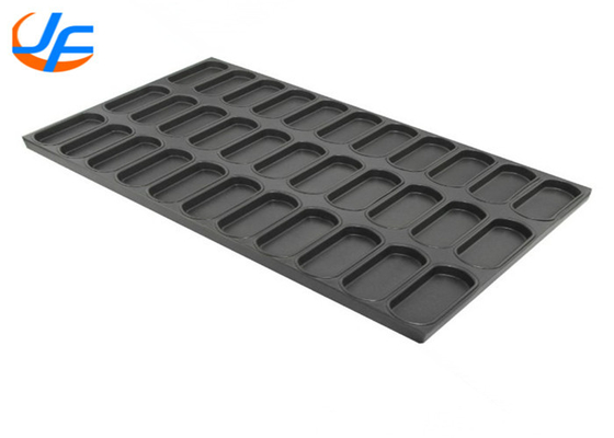 RK Bakeware Trung Quốc Dịch vụ thực phẩm nhôm hình bầu dục muffin nướng nướng Pan Quad muffin nướng nướng