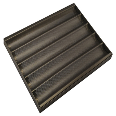 RK Bakeware China Foodservice NSF Aluminium Baguette Baking Tray Không dính bánh mì Pháp