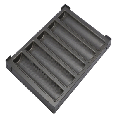 RK Bakeware China Foodservice NSF Aluminium Baguette Baking Tray Không dính bánh mì Pháp