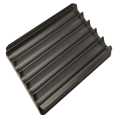 RK Bakeware China Foodservice NSF Aluminium Baguette Baking Tray Không dính bánh mì Pháp
