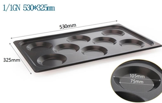 RK Bakeware China Foodservice Rational GN1/1 530X325 Nonstick Đĩa nướng trứng nhôm