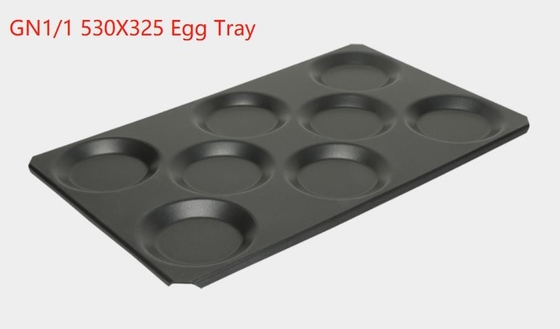 RK Bakeware China Foodservice Rational GN1/1 530X325 Nonstick Đĩa nướng trứng nhôm