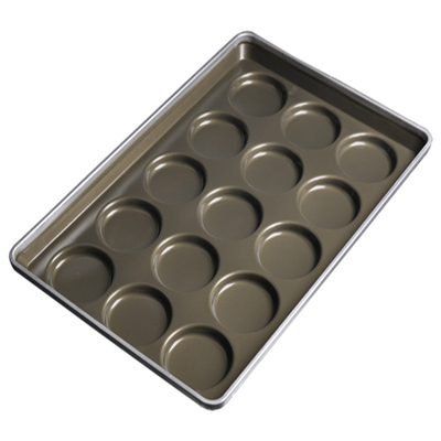 RK Bakeware Trung Quốc Dịch vụ thực phẩm NSF Nonstick Hamburger Bun Bake Tray Hot Dog Bun Bread Pan