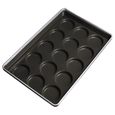 RK Bakeware Trung Quốc Dịch vụ thực phẩm NSF Nonstick Hamburger Bun Bake Tray Hot Dog Bun Bread Pan