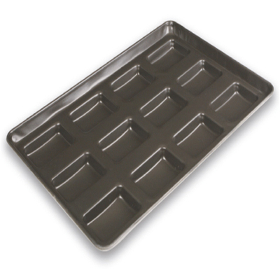 RK Bakeware Trung Quốc Dịch vụ thực phẩm NSF 4 inch 4.5 inch 6 inch Hot Dog Bun Pan Hot Dog Bread Mold