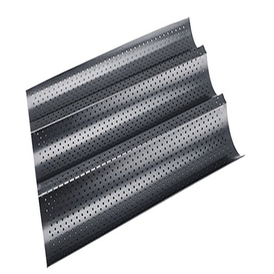 RK Bakeware Trung Quốc Dịch vụ thực phẩm NSF nhôm 3 rãnh bánh mì Pháp Baguette nướng