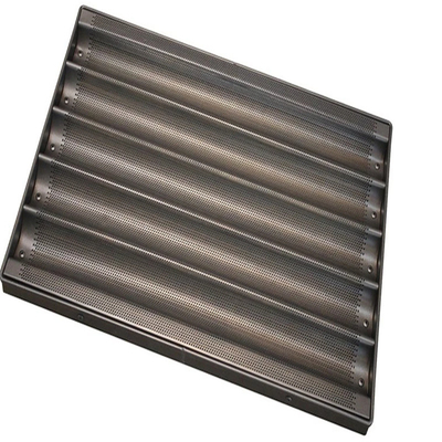 RK Bakeware China Foodservice NSF Perforated Aluminum Nonstick Baguette Pan/Baguette Tray