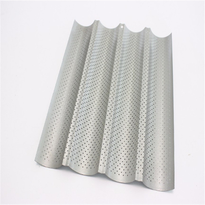 RK Bakeware China Foodservice NSF Perforated Aluminum Nonstick Baguette Pan/Baguette Tray