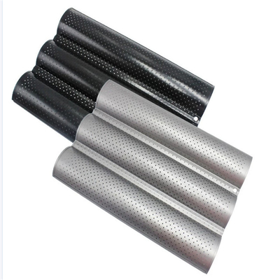 RK Bakeware Trung Quốc Dịch vụ thực phẩm NSF Hình đục 3 khe Baguette Thang nướng bánh Pháp