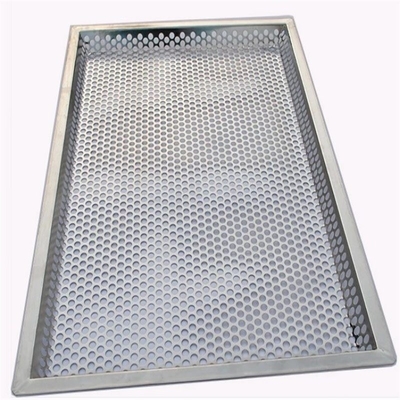 RK Bakeware China Foodservice NSF Khay khô bằng thép không gỉ 304 đục lỗ 4 mặt tùy chỉnh