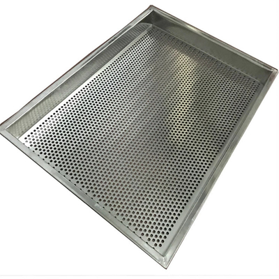 RK Bakeware China Foodservice NSF Khay khô bằng thép không gỉ 304 đục lỗ 4 mặt tùy chỉnh
