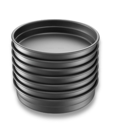 RK Bakeware Trung Quốc Dịch vụ thực phẩm NSF Pizza Hut Hard Coat Aluminum Pizza Baking Pan