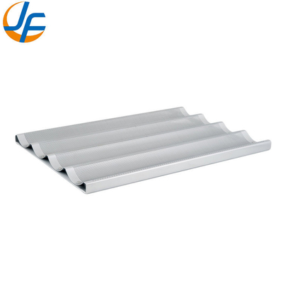 Rk Bakeware Trung Quốc nhôm 5 Loaf Baguette Tray / bánh mì Pháp