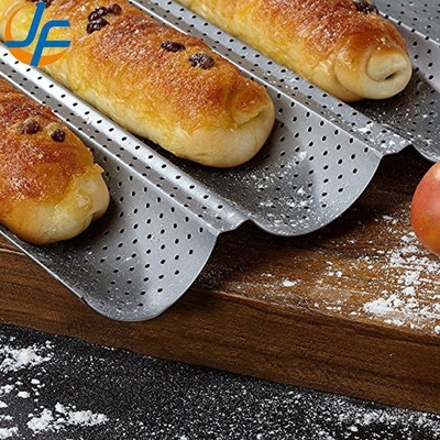 RK Bakeware China Foodservice NSF 5 Ổ bánh mì chống dính Nhôm Eurogliss Baguette Khay nướng/Chảo bánh mì Pháp