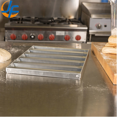 Rk Bakeware China-49053 5 Ổ bánh mì chống dính 600 * 400 Khay bánh mì Uni-Lock bằng nhôm / Chảo bánh mì Pháp