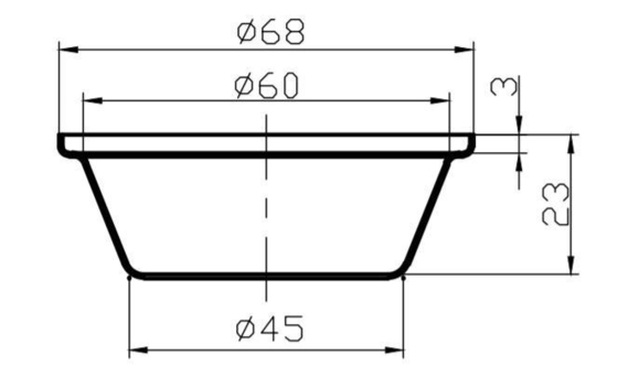 Rk Bakeware Trung Quốc tự cắt vị ngon bánh Tin Pallet Tray
