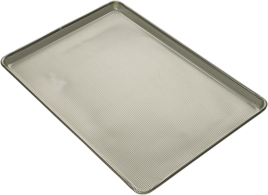 RK Bakeware China Foodservice NSF 904692 Full Size 16 Gauge Full Perforated Aluminum Sheet Bun Pan Baking Tray