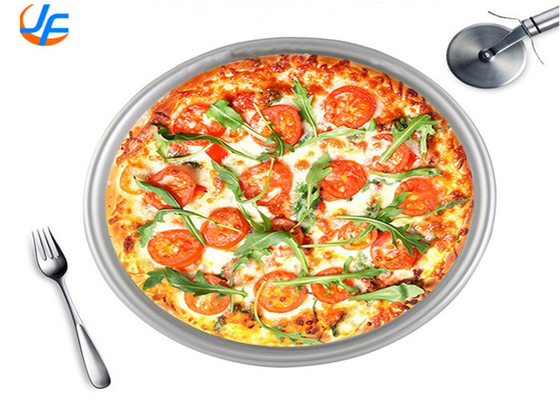 RK Bakeware Trung Quốc Dịch vụ thực phẩm NSF Vòng Aluminum Cake Pan Aluminum Pizza Pan Aluminum Pizza Tray