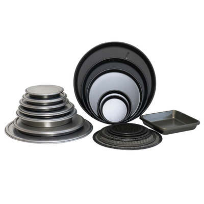 Rk Bakeware Trung Quốc-Derroit phong cách nhôm pizza chảo cứng anodized chống trầy xước