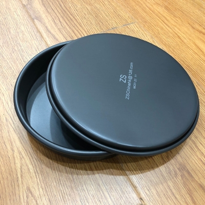 RK Bakeware China Foodservice NSF 1 Pound Nhôm Anodized Bánh Mousse Chảo &amp; Nắp