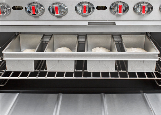 RK Bakeware Trung Quốc-Chicago kim loại 4 dây đai thủy tinh nhôm Pullman bánh mì chảo bánh mì chảo 13 &quot;x 4&quot; x 4 &quot;