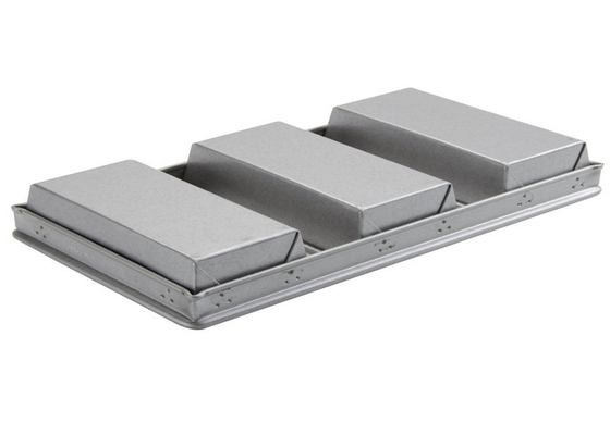 RK Bakeware China Foodservice NSF 4 dây đai Pullman Loaf Pans, Thép nhôm bánh mì Pan Sandwich Box