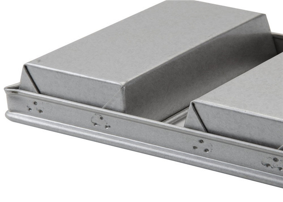 RK Bakeware China Foodservice NSF 4 dây đai Pullman Loaf Pans, Thép nhôm bánh mì Pan Sandwich Box