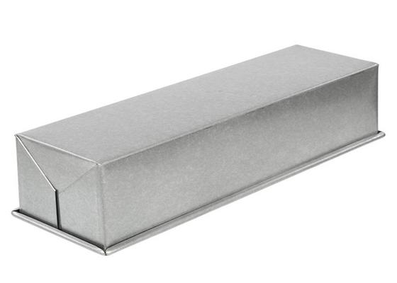 RK Bakeware Trung Quốc Dịch vụ thực phẩm NSF 900g Pullman nồi bánh mì nhôm / lon bánh mì nhôm 13 9/16 X 4 9/16 X 4
