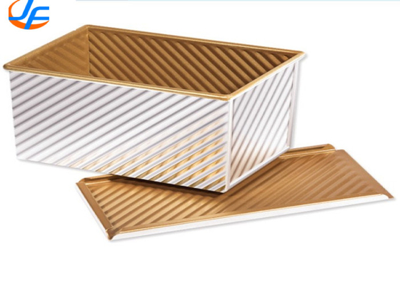 RK Bakeware Trung Quốc Dịch vụ thực phẩm NSF Telfon Nonstick Pullman Bánh nướng nướng nướng nướng với nắp kích thước tùy chỉnh