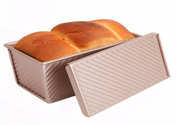 RK Bakeware Trung Quốc Dịch vụ thực phẩm NSF Telfon Nonstick Pullman Bánh nướng nướng nướng nướng với nắp kích thước tùy chỉnh