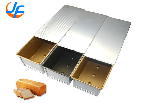 RK Bakeware China Foodservice NSF Aluminum Pullman Loaf Pan / Bread Pan Bread Tin với đáy lỏng